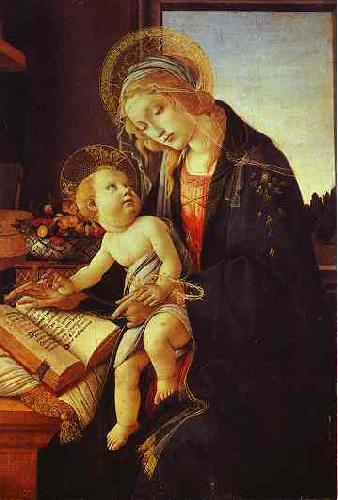 Sandro Botticelli Madonna del Libro oil painting picture